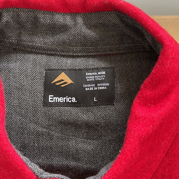 Emerica heavy wool button up - Picture 2 of 2